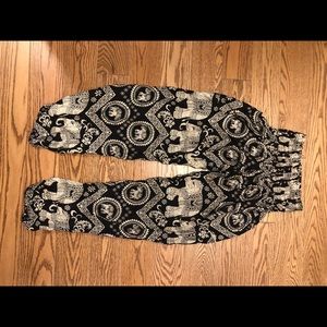 Elephant paisley pants